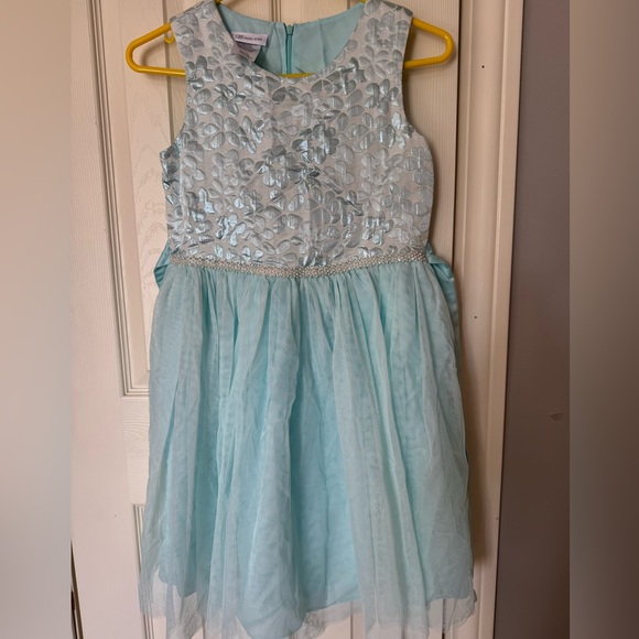 Bonnie Jean Other - Bonnie Jean Light Blue Floral Dress